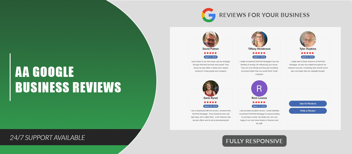 AA Google Business Reviews